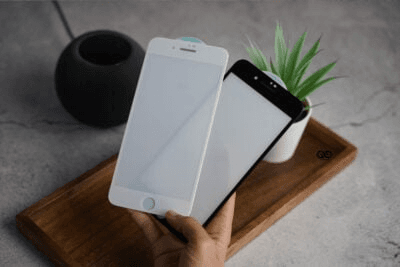 White Border Glass